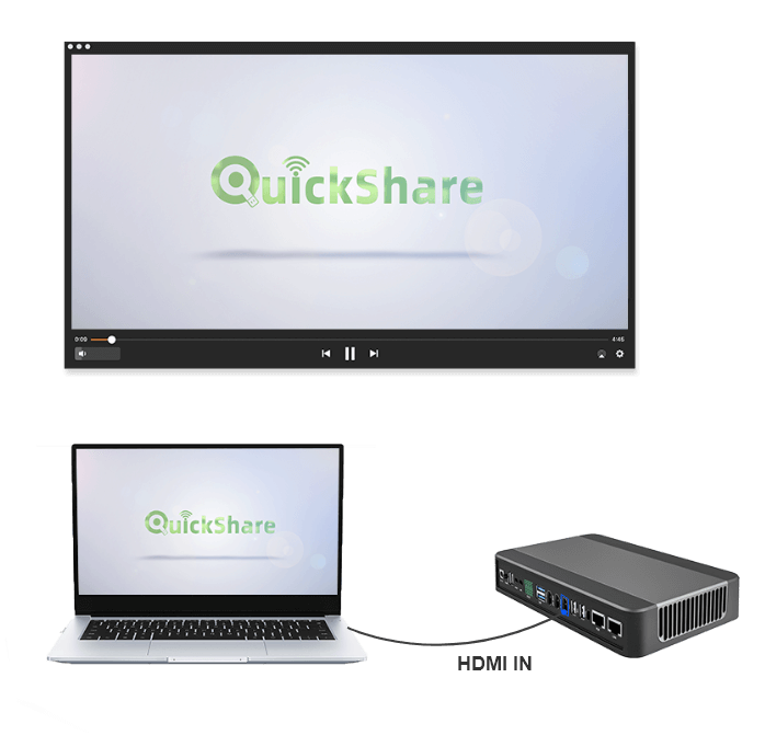 QuickShare 68EPlus BYOM Wireless Collaboration Box