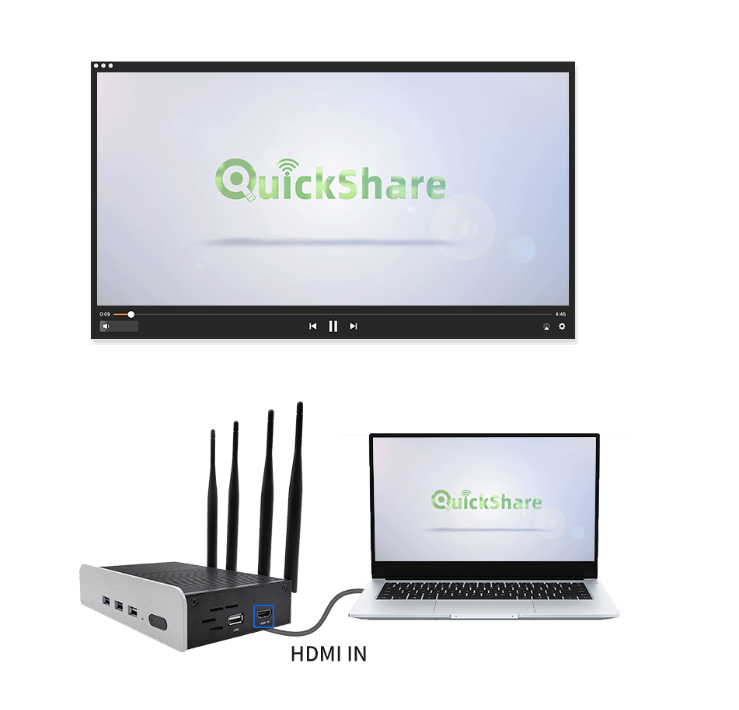 QuickShare 68EPro BYOM Wireless Collaboration Box